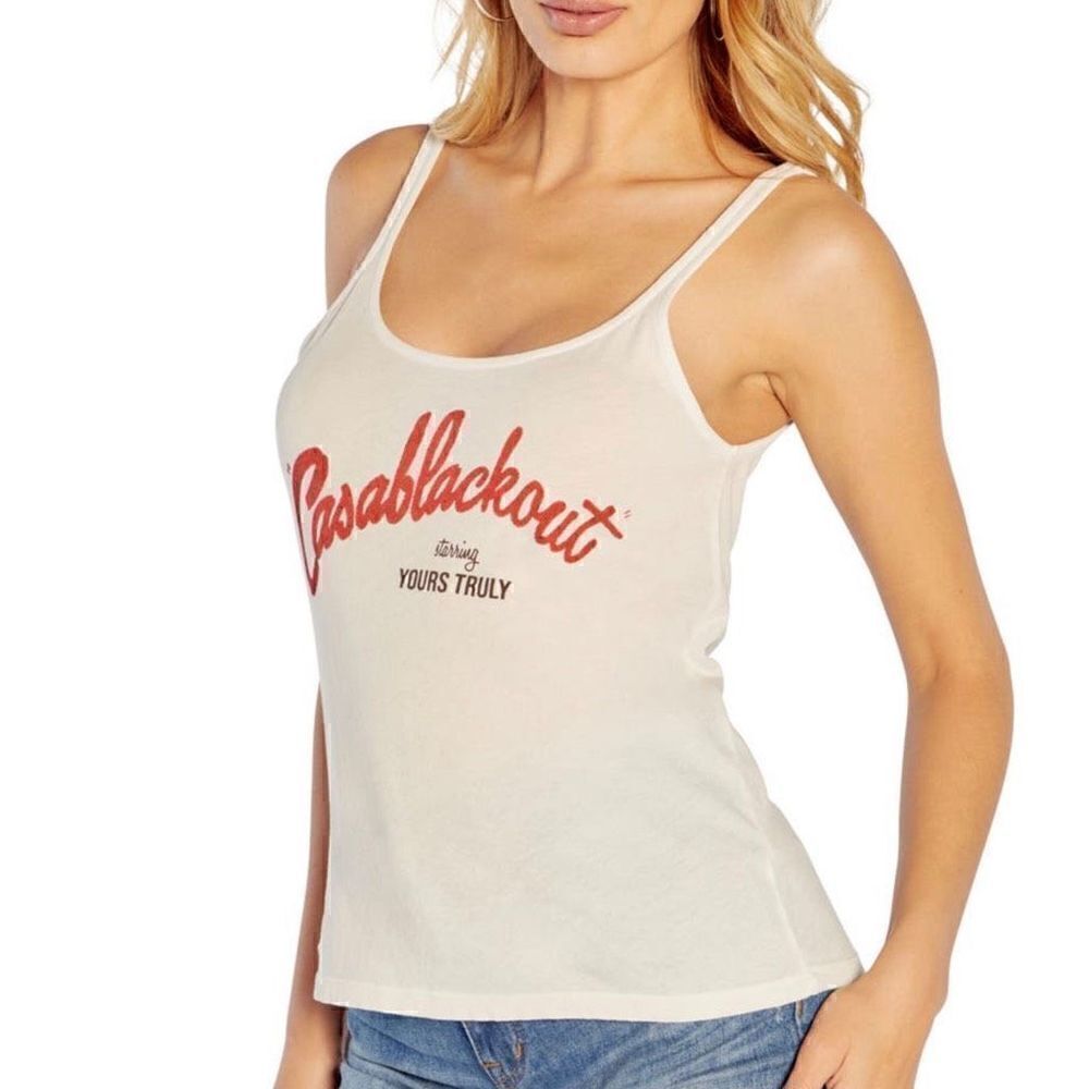 Wildfox | Casablackout Tank Top - Picture 3 of 7